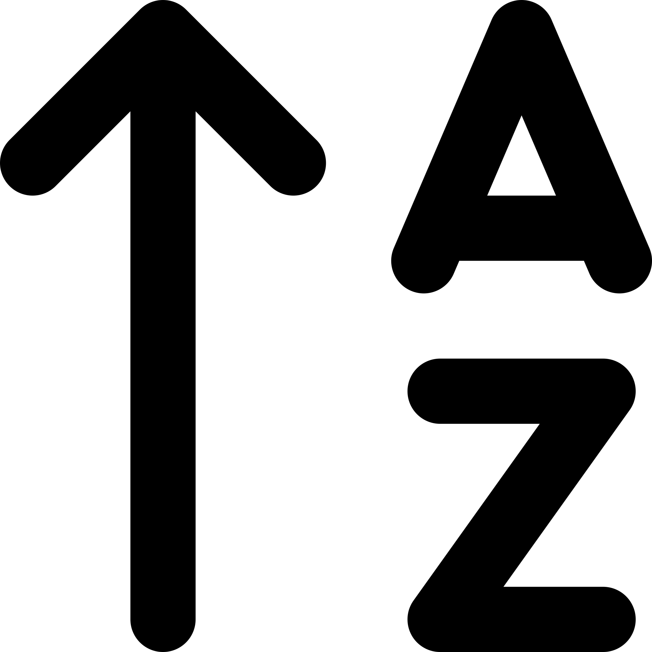 Arrow Up Z A Outline Svg Vector Free Vectors